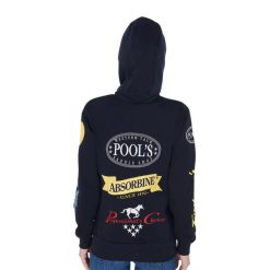 Bluza z kapturem unisex z logo. Niebieskie bluzy z kapturem POOL'S, xl, bez wzorów, z bawełny. Za 569.00 zł.