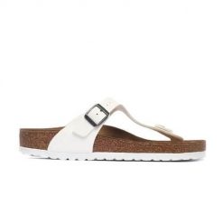 Japonki damskie Birkenstock 745531. Białe japonki Birkenstock, bez wzorów, z materiału, sportowe. Za 350.45 zł.