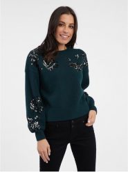 Orsay Sweter w kolorze morskim rozmiar: XL. Niebieskie swetry Orsay, xl, bez wzorów, bez ramiączek. Za 96.83 zł.