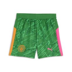 Młodzieżowe szorty bramkarskie Manchester City 25/26 PUMA. Brązowa szorty Puma, bez wzorów, z tkaniny, młodzieżowe. Za 179.00 zł.