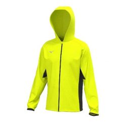 Bluza damska z kapturem Mizuno. Żółte bluzy z kapturem Mizuno, l, bez wzorów, z materiału, z kapturem, do biegania. Za 275.55 zł.