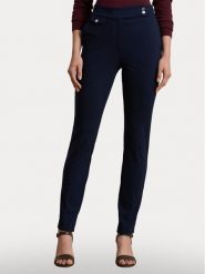 LAUREN RALPH LAUREN Spodnie materiałowe 200980023002 Granatowy Straight Fit. Niebieskie spodnie materiałowe Lauren Ralph Lauren, bez wzorów, z materiału. Za 739.99 zł.