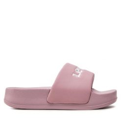 Klapki Levi's®. Czerwone klapki bez wzorów, bez obcasa, bez zapięcia. Za 149.99 zł.