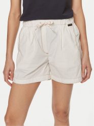 Napapijri Szorty materiałowe Aberdeen NP0A4I51 Écru Loose Fit. Szorty Napapijri, bez wzorów, z bawełny. Za 219.99 zł.