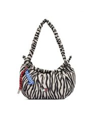 Tommy Jeans Torebka Tjw Icon Charms Zebra Shlder Bag AW0AW18882 Biały. Białe torebki klasyczne Tommy Jeans, bez wzorów, z jeansu, bez dodatków. Za 369.99 zł.