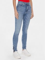 Calvin Klein Jeans Jeansy J20J222773 Niebieski Super Skinny Fit. Niebieskie jeansy Calvin Klein Jeans, bez wzorów, z bawełny. Za 359.99 zł.