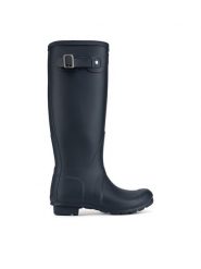 Hunter Kalosze WFT1000RMA Granatowy. Niebieskie kalosze Hunter, bez wzorów, z kauczuku, bez zapięcia. Za 429.99 zł.