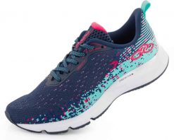 Damskie buty sportowe Olympikus Swift granatowe. Czerwone buty treningowe OLYMPIKUS, bez wzorów, z dzianiny, bez zapięcia, do biegania. Za 288.99 zł.