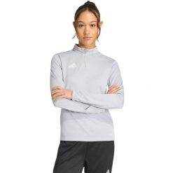 Bluza damska adidas Entrada 26 Training Top. Szare bluzy adidas, bez wzorów, z materiału, bez kaptura, na fitness i siłownię, climacool (adidas). Za 121.99 zł.