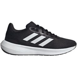 Buty adidas Runfalcon 3 W HP7556 czarne. Czarne buty do biegania bez wzorów, z gumy, bez zapięcia, do biegania. Za 357.94 zł.