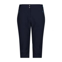 Spodnie damskie turystyczne CMP 3. Niebieskie spodnie materiałowe CMP, bez wzorów, sportowe. Za 306.50 zł.