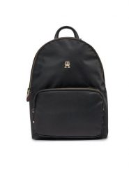 Tommy Hilfiger Plecak Poppy AW0AW15641 Czarny. Czarne plecaki Tommy Hilfiger, bez wzorów, z materiału, bez dodatków. Za 429.99 zł.