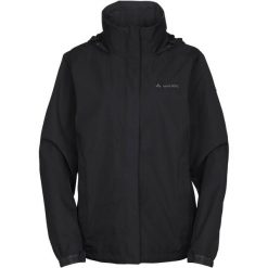 Damska kurtka wodoodporna VAUDE Escape Light. Czarne kurtki przeciwdeszczowe Vaude, s, bez wzorów, z materiału, bez kaptura, trekkingowe. Za 489.00 zł.