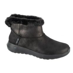 Buty sportowe Sneakersy damskie, Slip-Ins: On-The-Go - Cozy Dream. Czarne buty sportowe lifestyle Skechers, bez wzorów, bez zapięcia, trekkingowe. Za 349.99 zł.