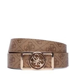 Pasek Guess. Brązowe paski Guess, z aplikacjami. Za 234.99 zł.