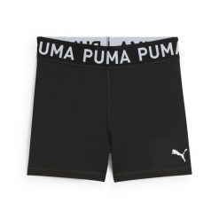 Damskie obcisłe szorty PUMA STRONG 3" PUMA. Czarne szorty Puma, bez wzorów, sportowe. Za 129.00 zł.