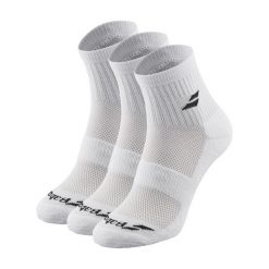 Skarpety Babolat Quarter 3. Białe skarpetki BABOLAT, bez wzorów. Za 62.99 zł.