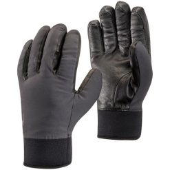Rękawice zimowe unisex Black Diamond Heavyweight Softshell. Czarne rękawiczki Black Diamond, bez wzorów, z softshellu, sportowe. Za 170.20 zł.