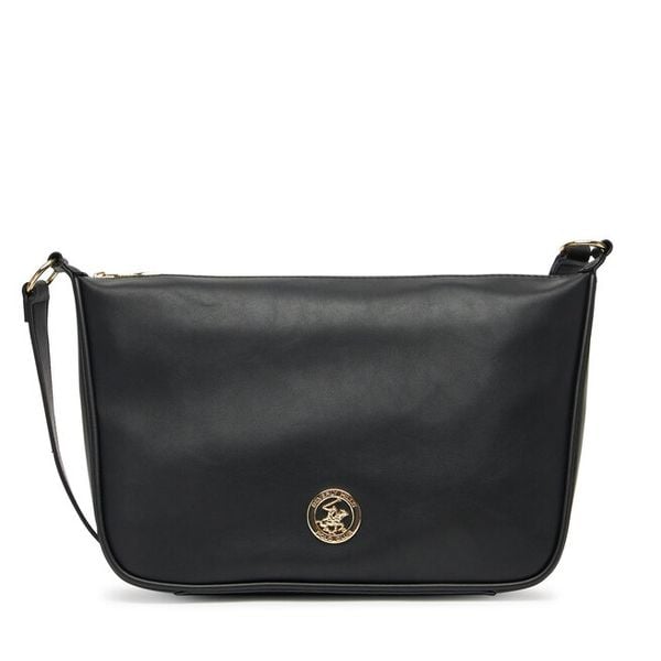 Torebka Beverly Hills Polo Club. Czarne listonoszki Beverly Hills Polo Club, bez wzorów, bez dodatków. Za 159.99 zł.