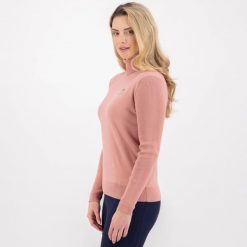 Damski sweter z golfem HV Polo Dorothy. Niebieskie swetry HV POLO, na zimę, xs, bez wzorów, z dzianiny, eleganckie, bez ramiączek. Za 279.00 zł.