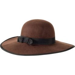 Kapelusz filcowy z kolekcji Maite Kelly bonprix brązowo-czarny. Brązowe kapelusze bonprix, bez wzorów, eleganckie. Za 69.99 zł.
