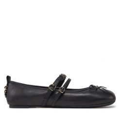 Baleriny PINKO. Czarne baleriny Pinko, bez wzorów, bez obcasa, bez zapięcia. Za 569.99 zł.