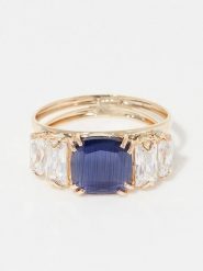 L'OR by Diamanta Złoty pierścionek " Esposo" z cyrkoniami rozmiar: 52. Żółte pierścionki L'OR by Diamanta, z cyrkonią, złote. Za 1,034.95 zł.