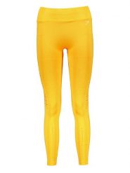 Gymshark Legginsy sportowe "Flawless" w kolorze żółtym rozmiar: XS. Żółte legginsy Gymshark, bez wzorów, z materiału, sportowe. Za 92.64 zł.