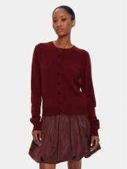 Herskind Kardigan Roselle 5241969 Bordowy Regular Fit. Czerwone swetry Herskind, xs, bez wzorów, z kaszmiru, bez ramiączek. Za 1,299.00 zł.
