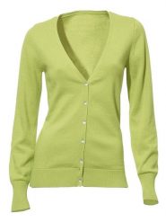 Heine Kardigan w kolorze zielonym rozmiar: 34. Zielone swetry Heine, bez wzorów, z bawełny, bez ramiączek. Za 104.99 zł.