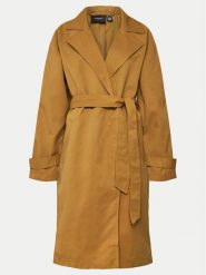 Vero Moda Curve Trencz Lou 10278572 Beżowy Regular Fit. Brązowe płaszcze Vero Moda Curve, bez wzorów, z syntetyku, bez kaptura. Za 149.99 zł.