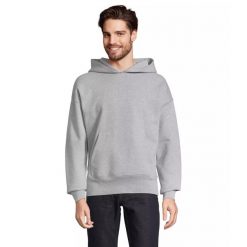 Bluza z kapturem Sol's Origin. Szare bluzy SOL'S, s, bez wzorów, z bawełny, bez ramiączek, z kapturem. Za 275.80 zł.