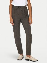 ONLY Spodnie materiałowe Poptrash 15330800 Szary Regular Fit. Szare spodnie materiałowe ONLY, bez wzorów, z materiału. Za 189.99 zł.