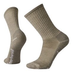 Skarpety trekkingowe Smartwool Hike Classic Edition Light Cushion Crew. Brązowe skarpetki Smartwool, bez wzorów. Za 85.99 zł.
