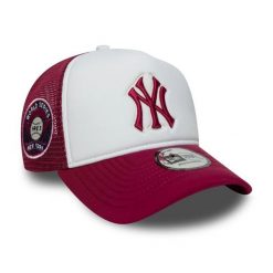 New Era Ws Ef Trucker Neyyanco Czapka Dorosłych. Białe czapki z daszkiem New Era, z aplikacjami, z materiału, sportowe. Za 223.99 zł.