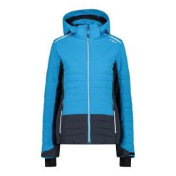 Kurtka damska narciarska CMP 31W0226. Niebieskie kurtki narciarskie CMP, na zimę, l, bez wzorów, z softshellu, bez kaptura, narciarskie. Za 794.65 zł.