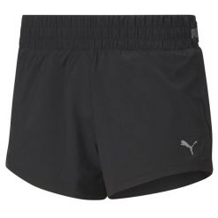 Krótkie spodenki damskie Puma RUN COOLADAPT. Czarne szorty Puma, bez wzorów. Za 112.99 zł.