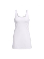 Sukienka treningowa damska Under Armour Motion Dress - biała. Białe sukienki Under Armour, xxl, bez wzorów, z elastanu, bez kołnierzyka, bez ramiączek. W wyprzedaży za 179.99 zł.