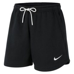 Damskie Spodenki Dresowe Park 20. Białe szorty sportowe Nike, bez wzorów, z bawełny, na fitness i siłownię. Za 232.70 zł.