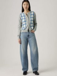 Levi's Dżinsy - Barrel fit - w kolorze błękitnym rozmiar: W30/L32. Niebieskie jeansy Levi's, l, z aplikacjami, z bawełny, klasyczne, z podwyższonym stanem. Za 259.95 zł.