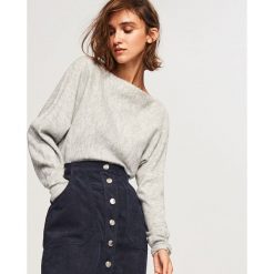 Sweter z zabudowanym dekoltem - Jasny szar. Swetry marki DOMYOS. W wyprzedaży za 39.99 zł.