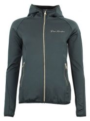 Peak Mountain Kurtka polarowa "Acampo" w kolorze czarnym rozmiar: XL. Czarne kurtki Peak Mountain, xl, bez wzorów, z materiału, bez kaptura. Za 165.99 zł.