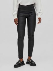 Vila Legginsy Commit 14079967 Czarny Slim Fit. Czarne legginsy Vila, bez wzorów, z wiskozy. Za 89.99 zł.
