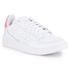 Buty adidas Supercourt W EF5925 białe. Białe buty treningowe bez wzorów, z materiału, bez zapięcia. Za 544.84 zł.