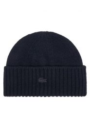 Lacoste Czapka RB4163 Granatowy. Niebieskie czapki zimowe Lacoste, bez wzorów, z wełny. Za 209.99 zł.