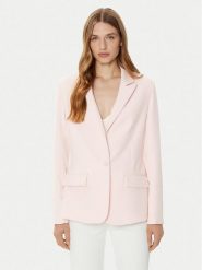 Guess Marynarka W5RN46 WFWX2 Różowy Regular Fit. Czerwone marynarki i żakiety Guess, xs, z aplikacjami, z syntetyku, bez ramiączek. Za 439.99 zł.