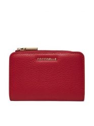 Coccinelle Portfel MW5 Metallic Soft E2 MW5 11 D1 01 Czerwony. Czerwone portfele Coccinelle, bez wzorów, ze skóry. Za 449.99 zł.
