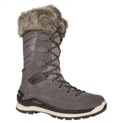 Buty trekkingowe damskie Lowa Alba Evo Gtx. Szare buty trekkingowe Lowa, bez wzorów, z materiału, bez zapięcia. Za 1,067.00 zł.