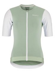 Craft Koszulka kolarska "ADV Aero" w kolorze zielonym rozmiar: L. Zielone t-shirty sportowe Craft, l, bez wzorów, bez ramiączek, rowerowe. Za 173.99 zł.