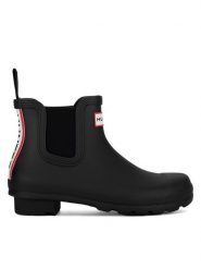 Hunter Kalosze WFS2354RMA Czarny. Czarne kalosze Hunter, bez wzorów, z kauczuku, bez zapięcia. Za 249.99 zł.